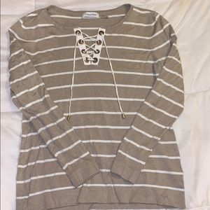 Calvin Klein Striped Sweater